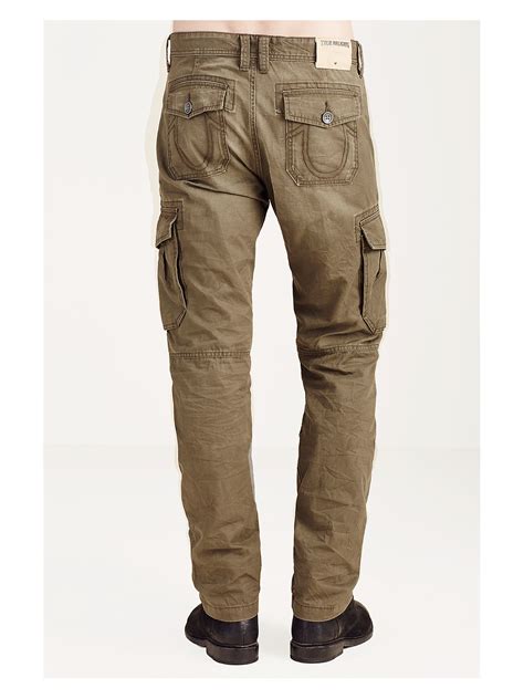 true religion cargo pants men|More.